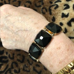 🇨🇦3/$15 Black stretch chunky bracelet